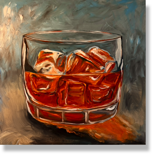 Bourbon on the Rocks, Acrylic